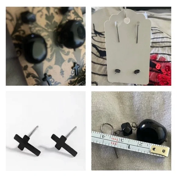 Vera Wang Sequined Rib Cage Heart Birds Accessories 10 Pc Bundle Eno Goth Occult - Picture 9 of 15